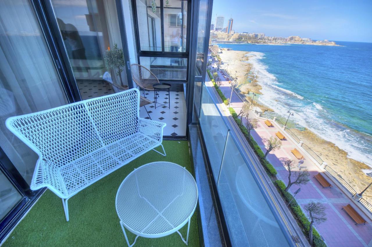 Beautifully Furnished Seafront 4 Bedrooms Goslm-4 * Sliema